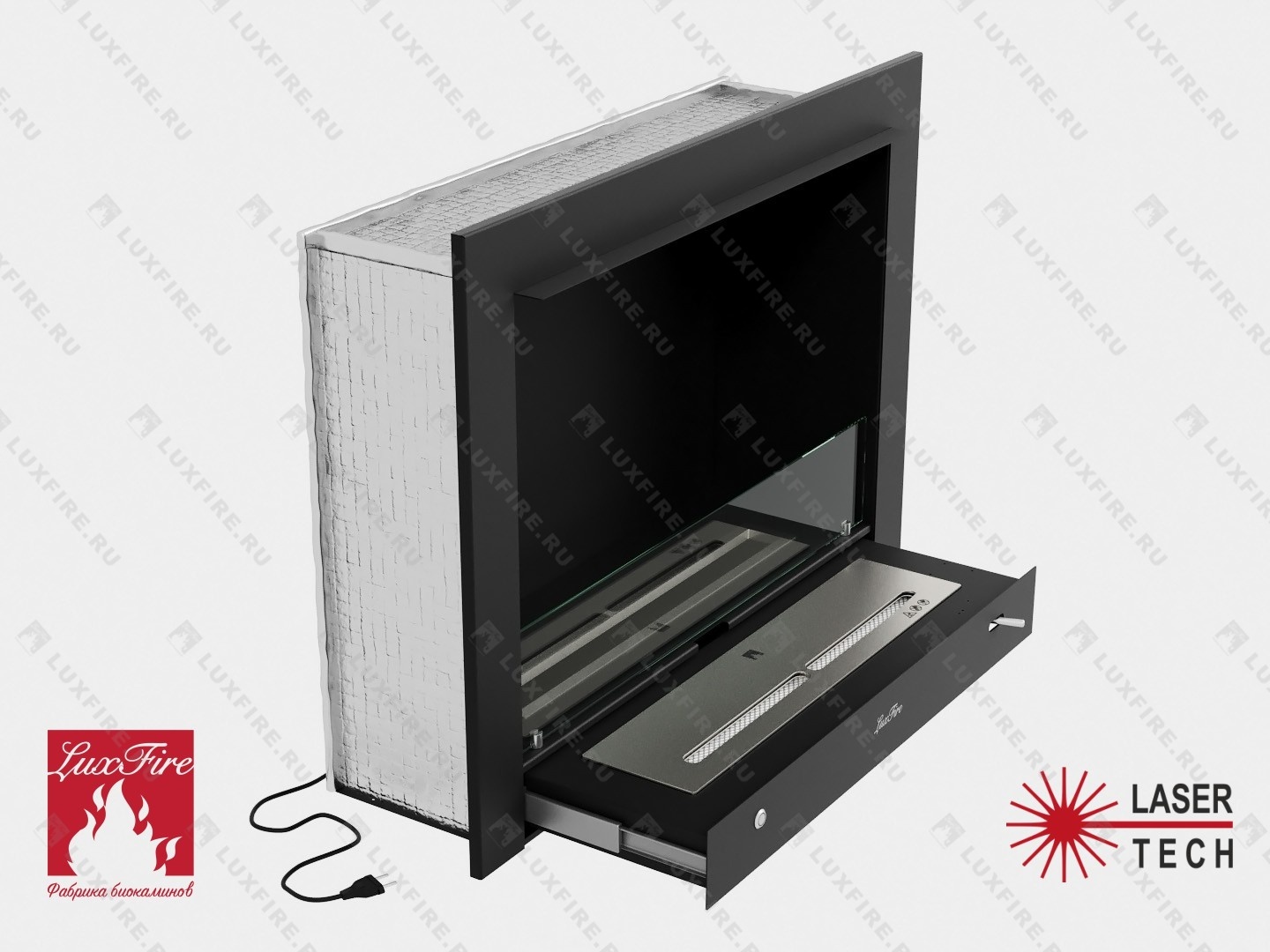 Портальный полуавтоматический биокамин Lux Fire "Фаер Бокс 4 - 33"