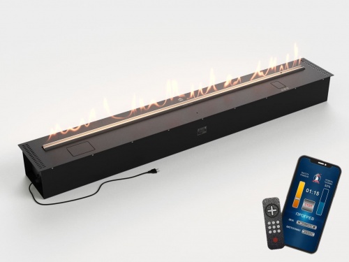 Автоматический биокамин Lux Fire Smart Flame 1900 RC Black