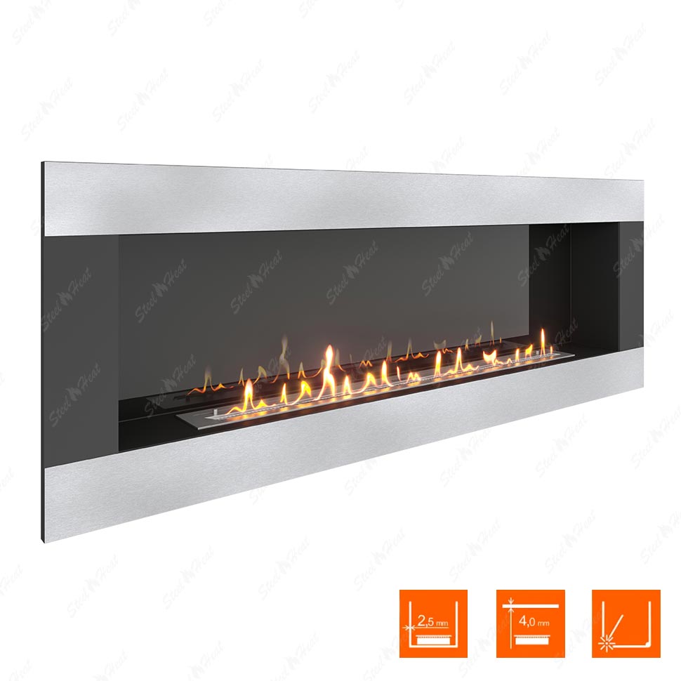 Биокамин SteelHeat GRAND-H 1800 стемалит по цене 77 400 руб.