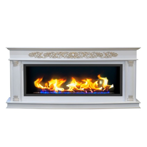 Биокамин в линейном портале "Русский огонь" Милан Люкс