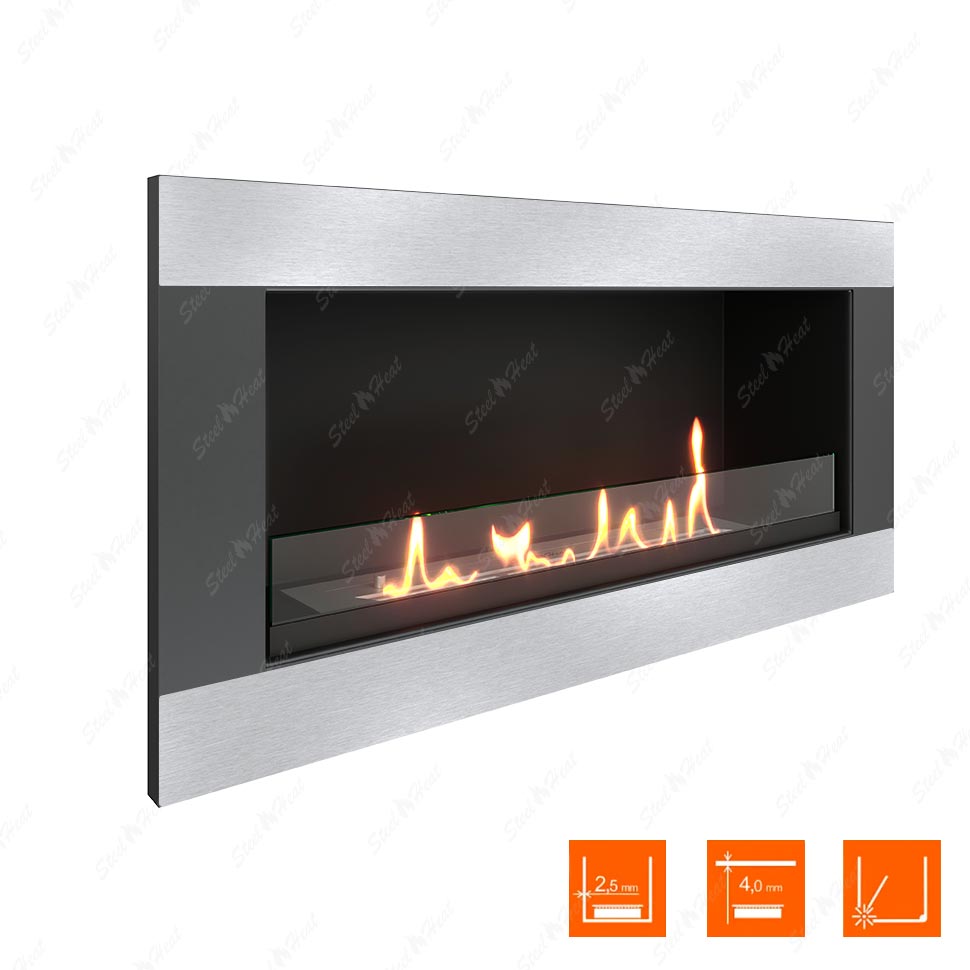 Биокамин SteelHeat ONE-H 800 стекло по цене 37 600 руб.