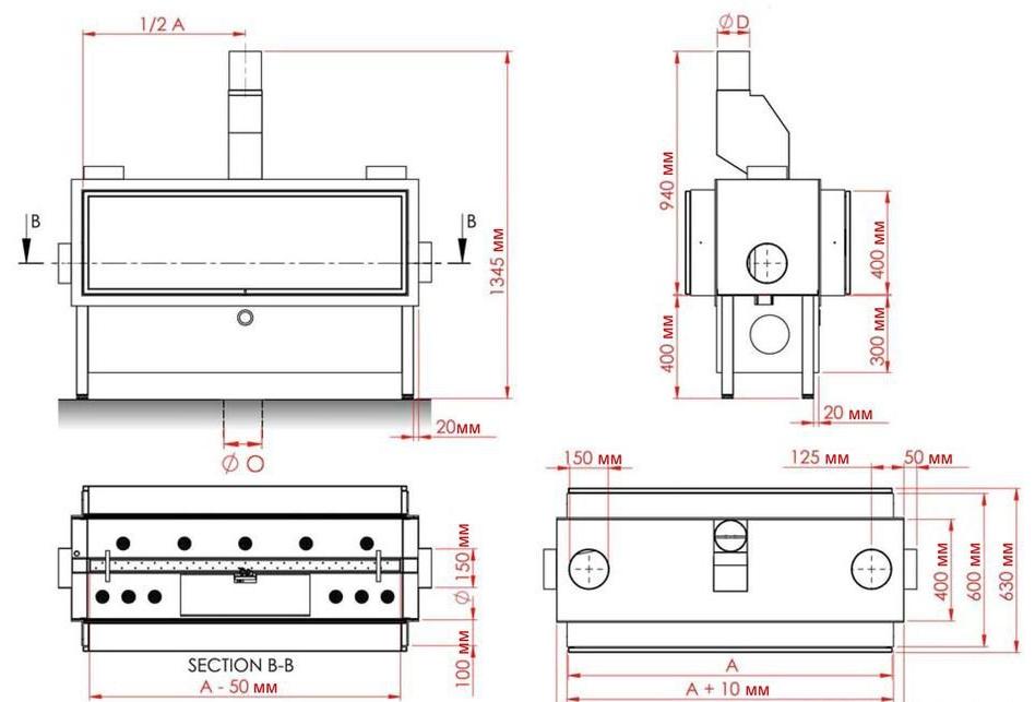 
Газовая топка Vero Design GA 6 D