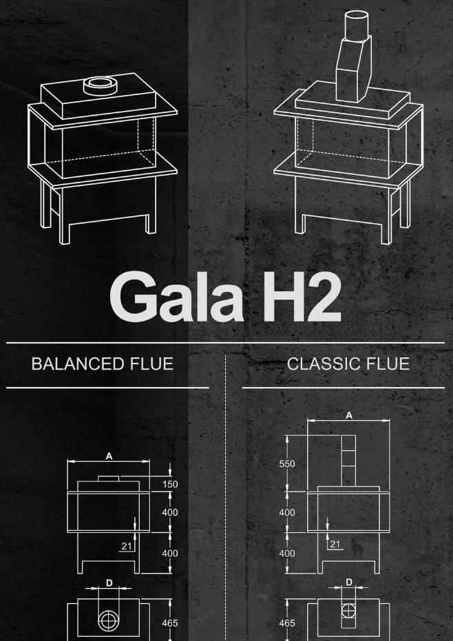 
Газовая топка Vero Design GA 2 H2