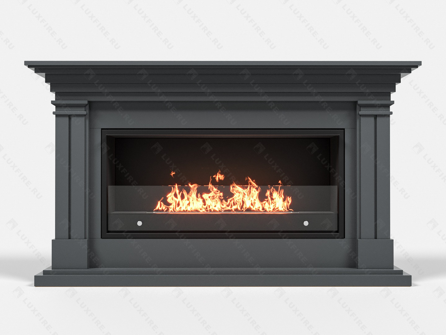 Биокамин Lux Fire с порталом Ромео 42, графит по цене 124 306 руб.