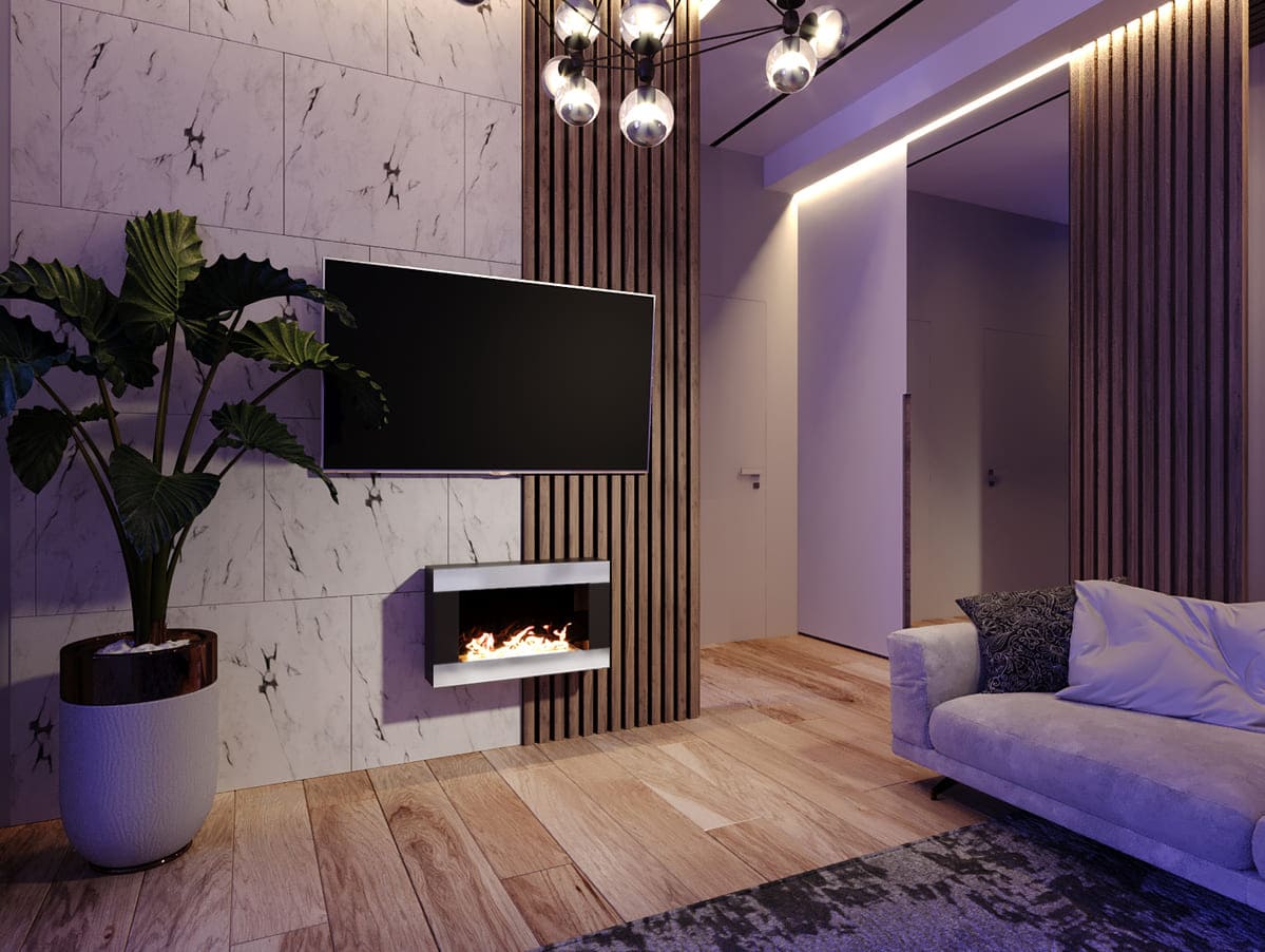 Биокамин "Русский огонь" Модерн 650N настенный по цене 26 800 руб.