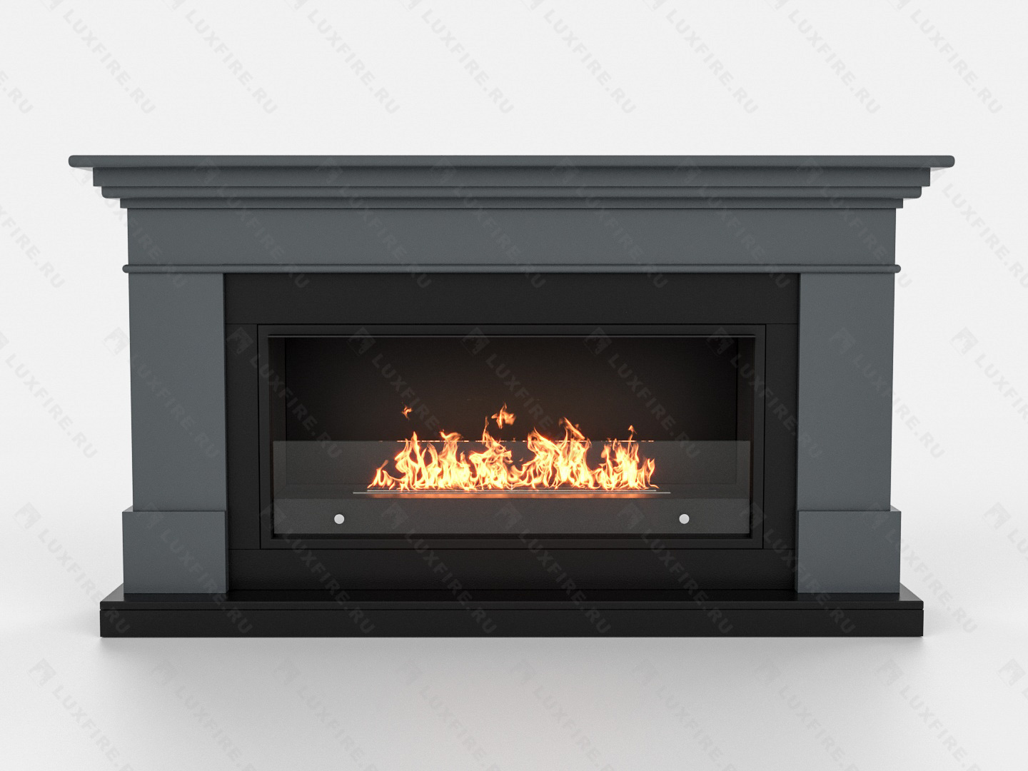 Биокамин Lux Fire с порталом Ангара 42, графит по цене 124 306 руб.