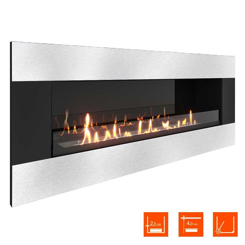 Биокамин SteelHeat GRAND-H 1200 XL стекло + стемалит по цене 55 744 руб.