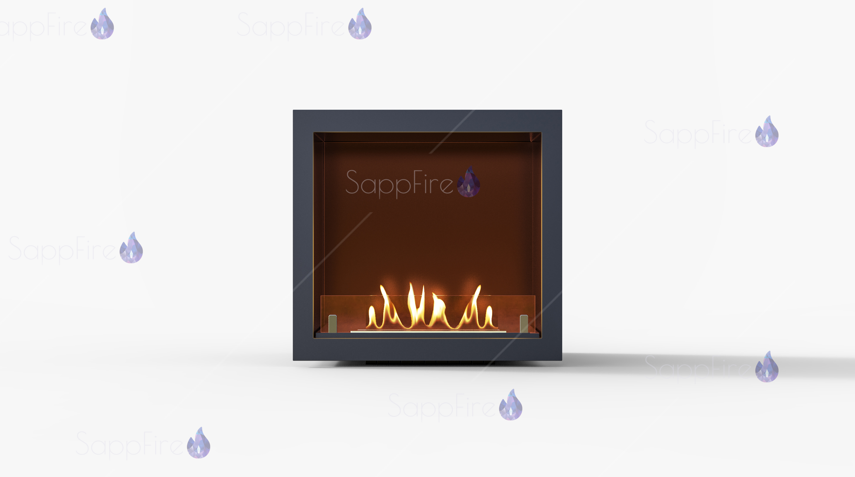 Биокамин 600 для встраивания в портал SappFire по цене 43 100 руб.