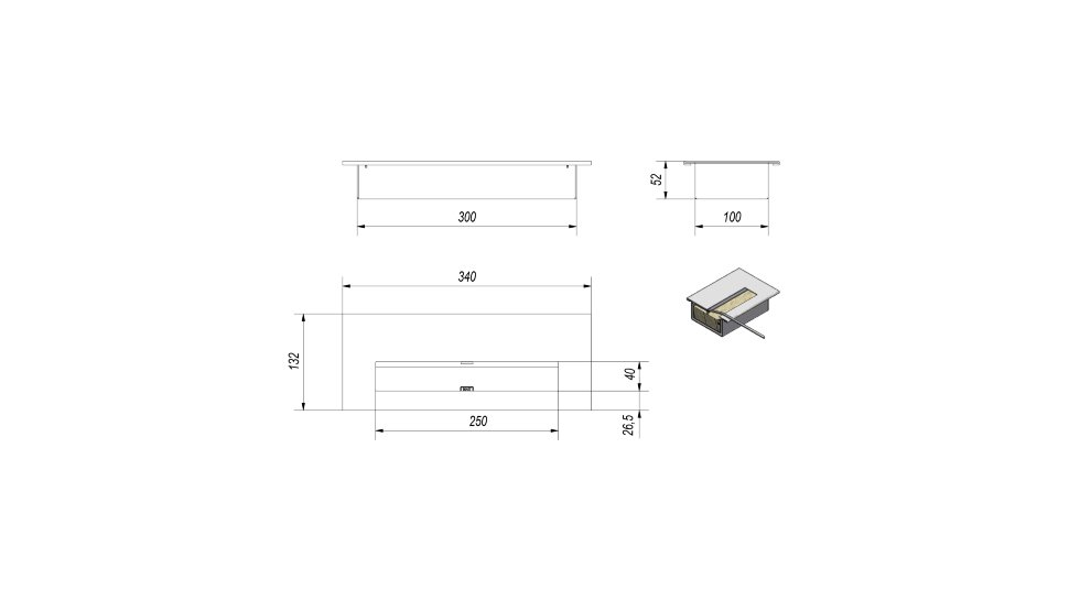 Биокамин Kratki CHARLIE 2 стальной по цене €482