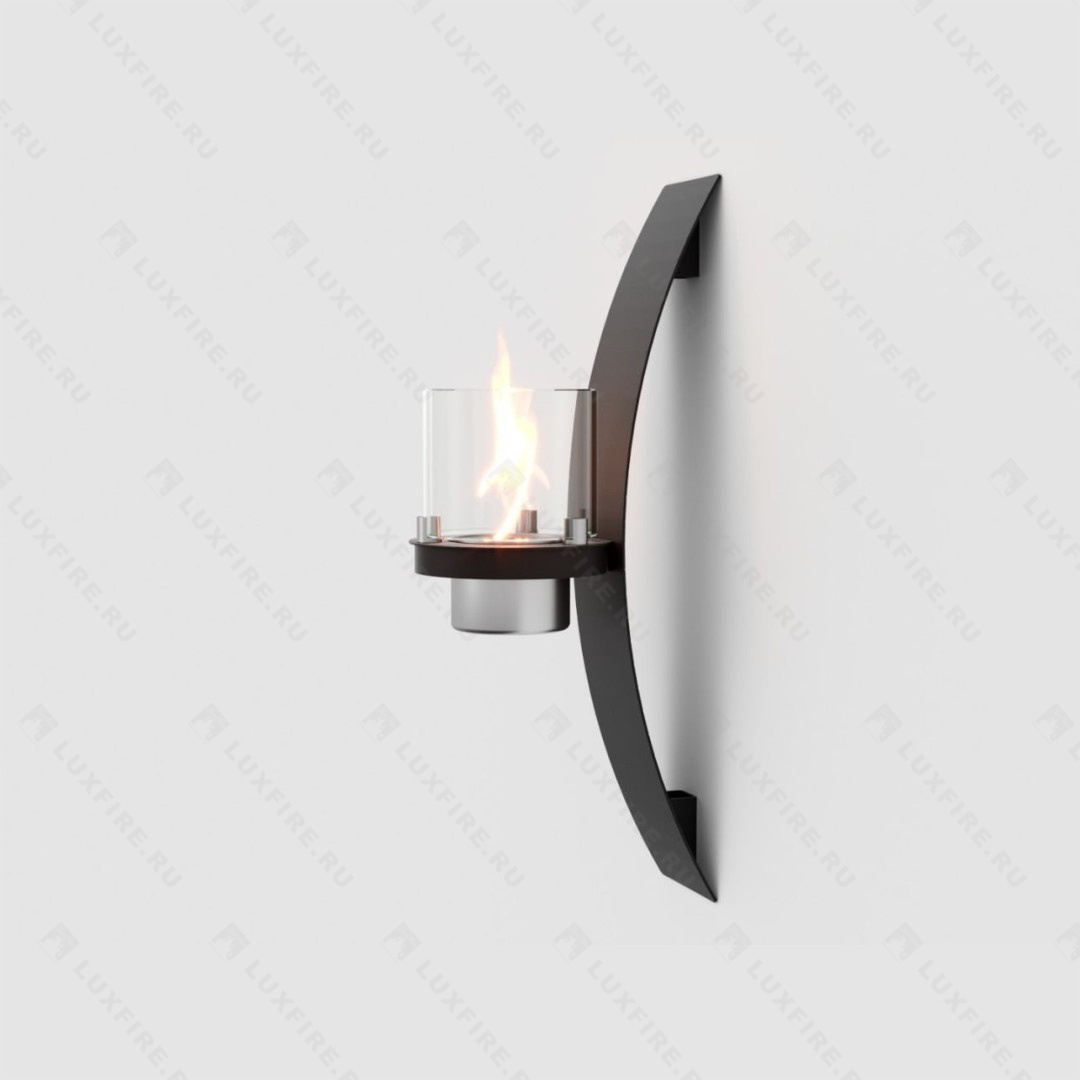 Настенный биокамин Lux Fire "Олимпус D" (черный) по цене 11 616 руб.
