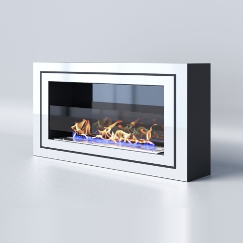 Биокамин "Русский огонь" Стенли 800N настенный с защитным стеклом