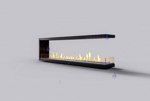 Встраиваемый биокамин / торцевой сквозной очаг 1800 (SappFire)