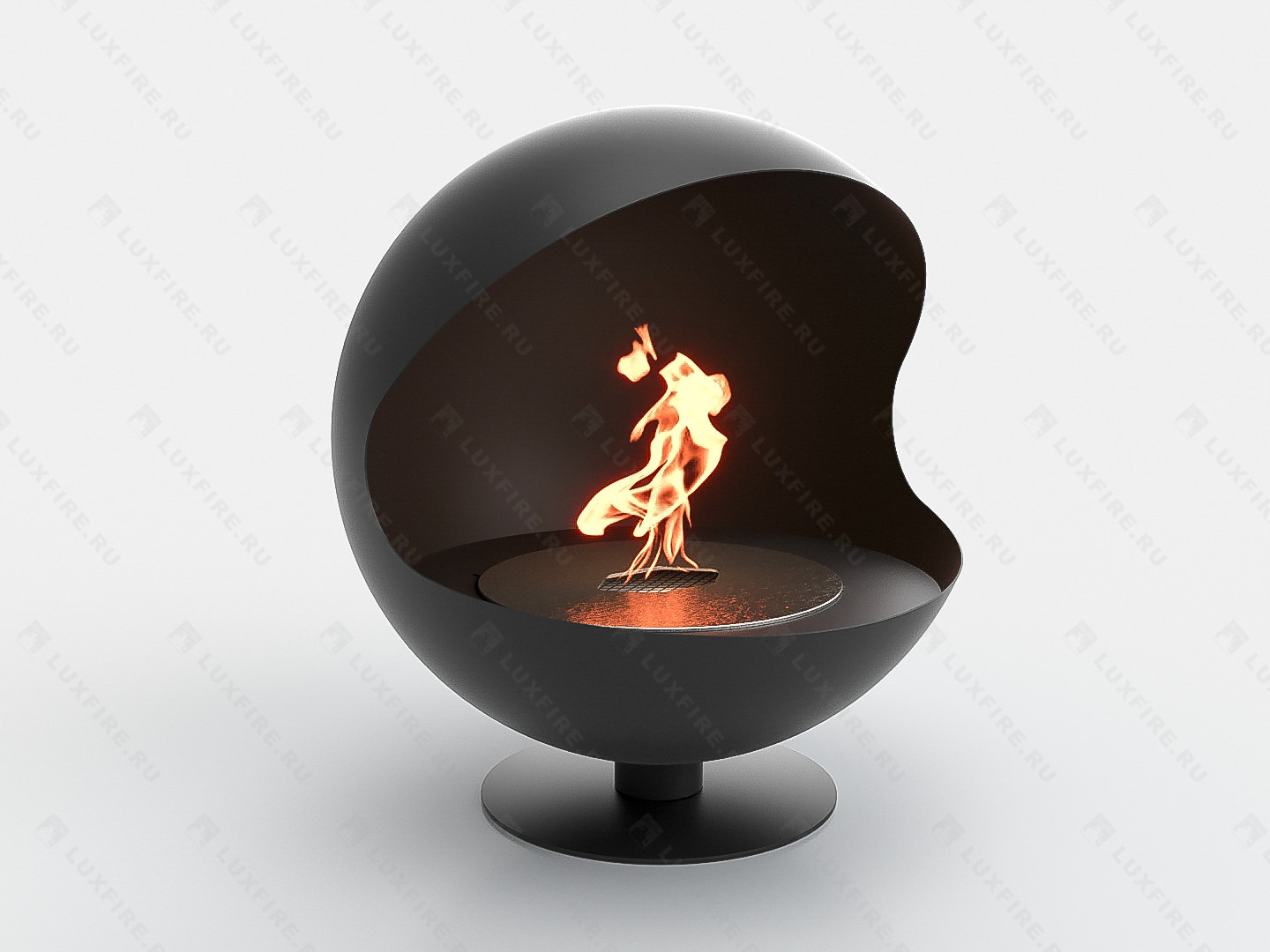 Вращающийся настольный биокамин Lux Fire "Джоник" по цене 44 643 руб.
