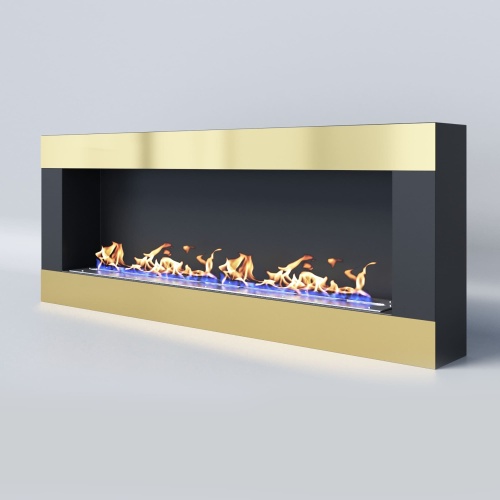 Биокамин "Русский огонь" Голд 1500N настенный