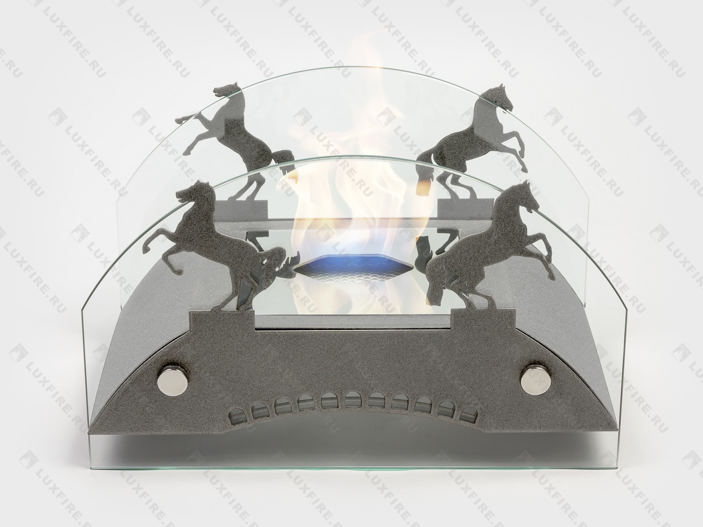 Настольный биокамин Lux Fire "Графский мост" М (серебро) по цене 19 602 руб.