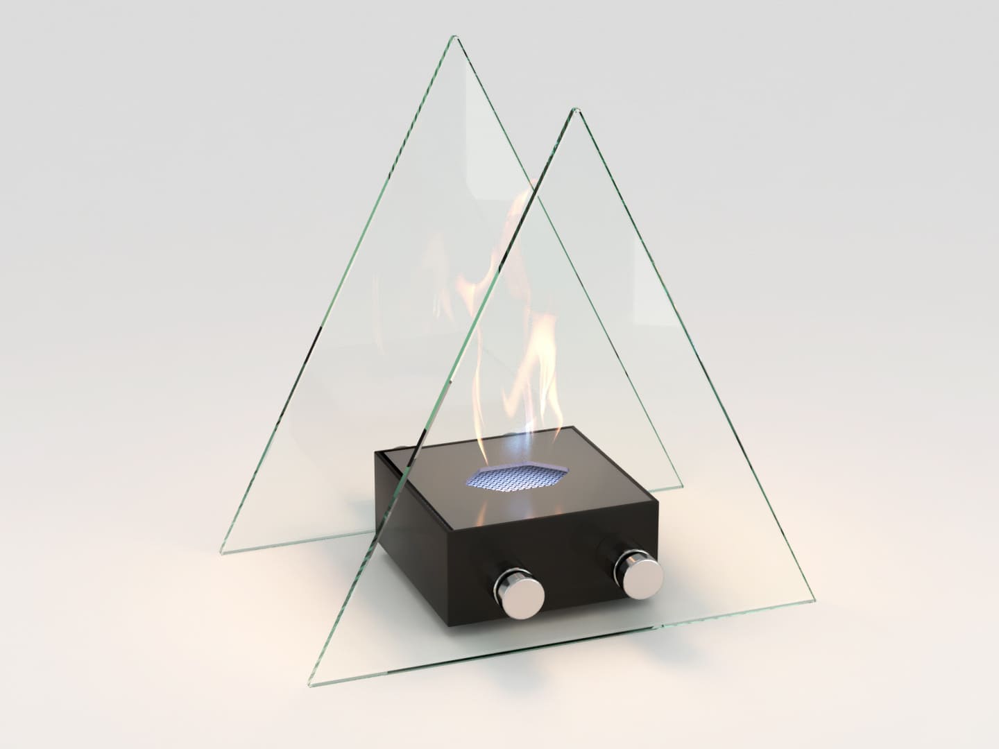 Настольный биокамин Lux Fire "Вулкан" S Чёрный по цене 15 400 руб.