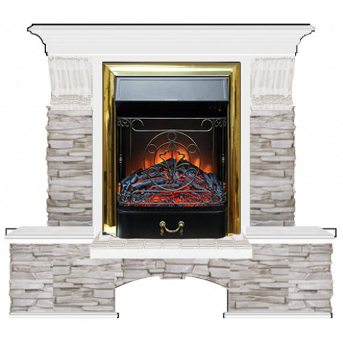 Бостон К Мисхор (белый)+Majestic Brass