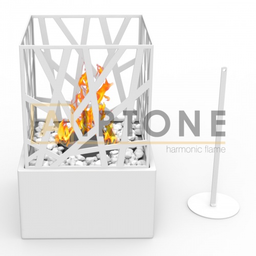 Биокамин настольный Airtone – Сlutter White