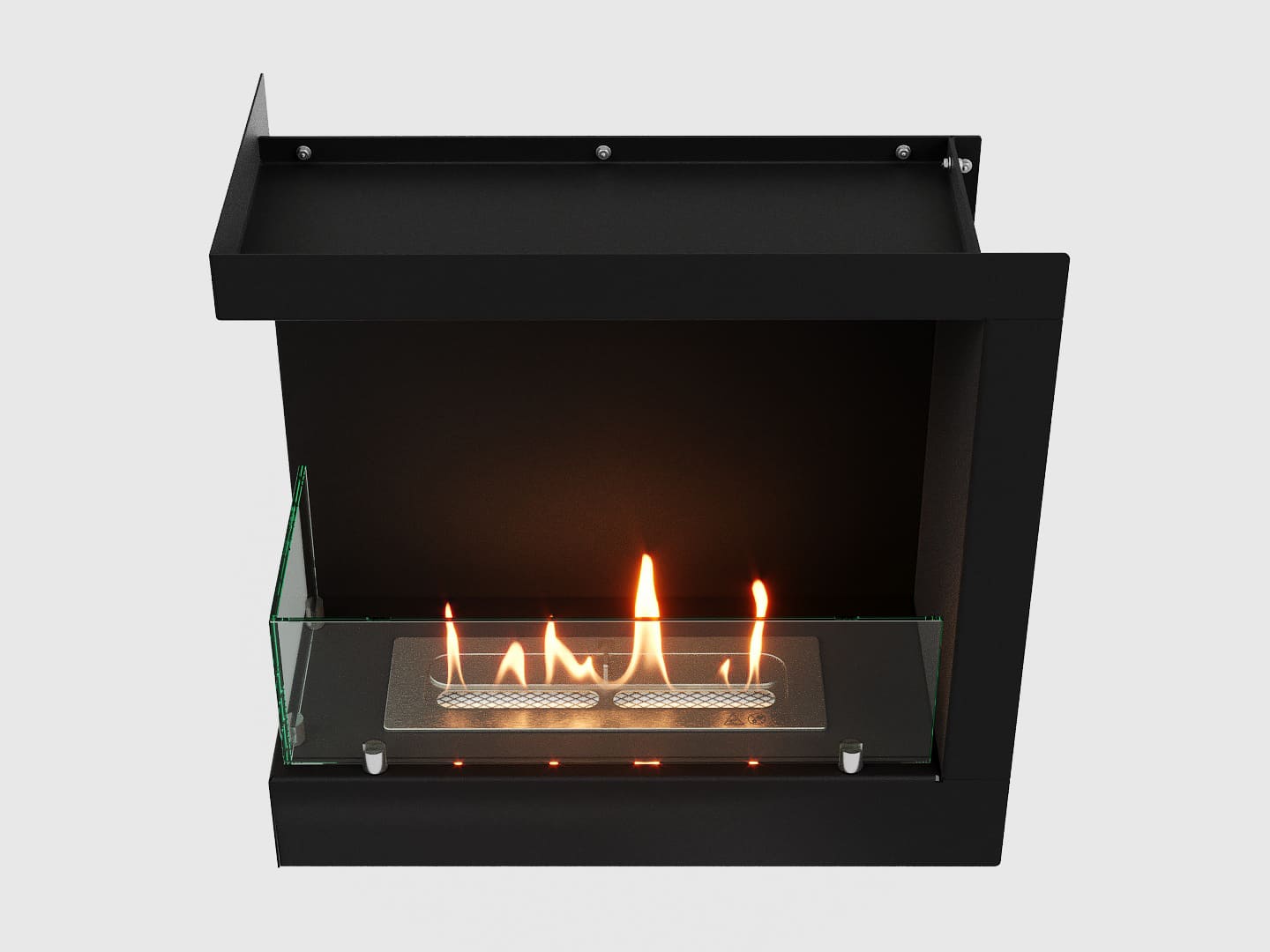 Встроенный биокамин Lux Fire Угловой 490 S (левый угол) по цене 35 090 руб.