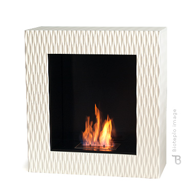 Биокамин Bioteplo 3D-Cube WHITE