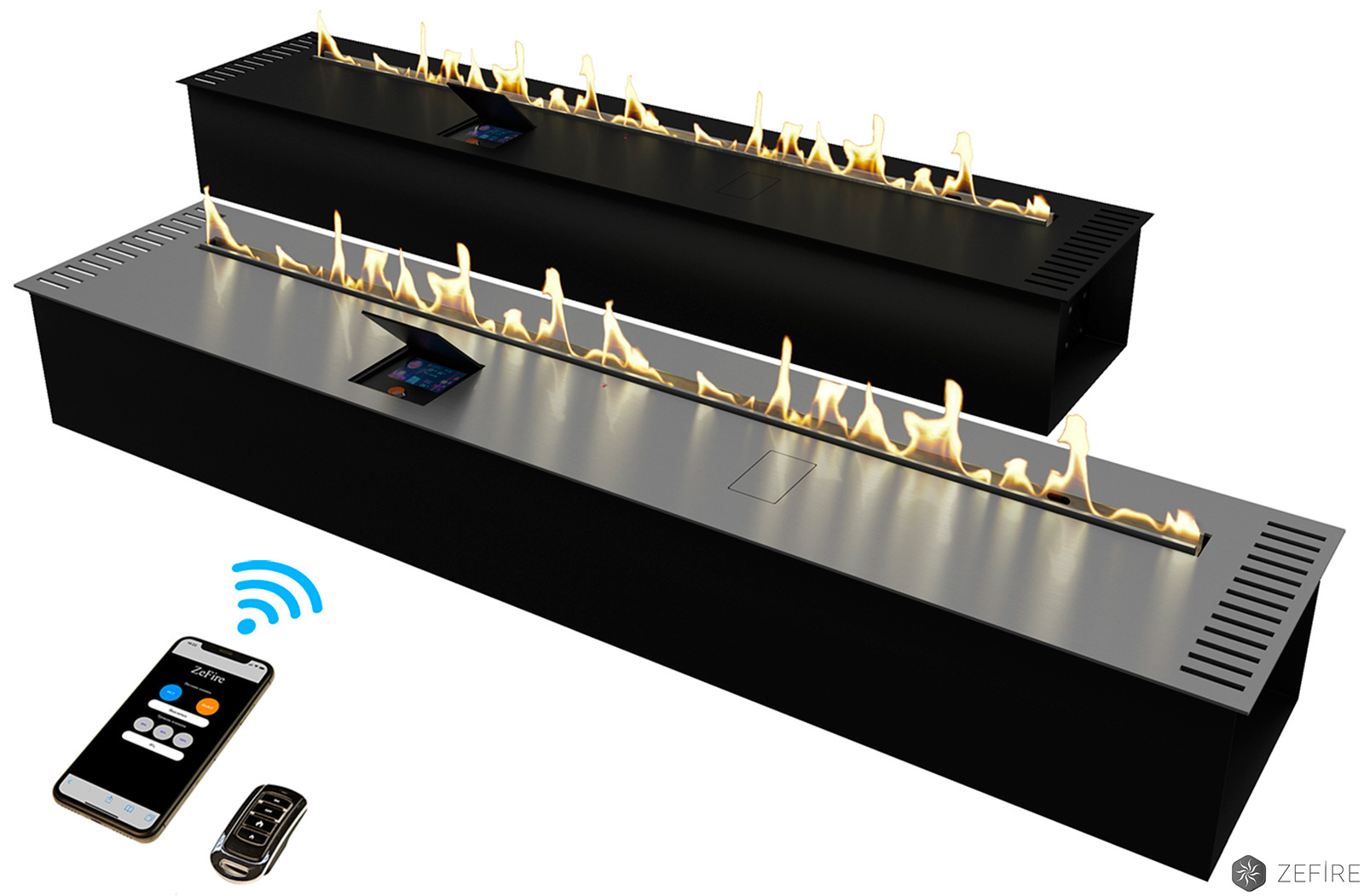 Автоматический биокамин ZeFire M 1400 с ДУ по цене 449 000 руб.