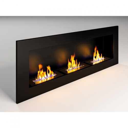 Биокамин Window III black