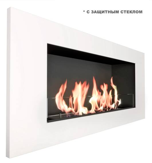 Биокамин ZeFire Elliot 900 с белой рамкой по цене 32 300 руб.