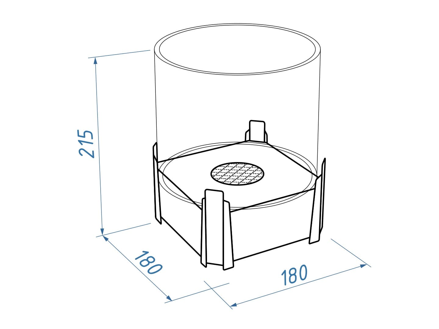 Биокамин настольный Lux Fire "Хоккей" по цене 15 000 руб.
