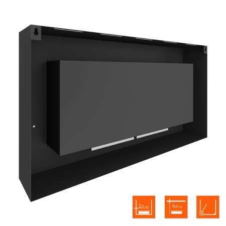 Биокамин SteelHeat WALL GRAND 1200 LITE черный по цене 36 120 руб.