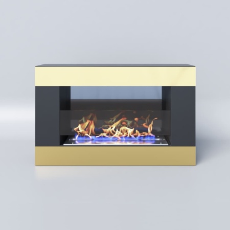 Биокамин "Русский огонь" Голд 650N настенный с защитным стеклом по цене 21 450 руб.