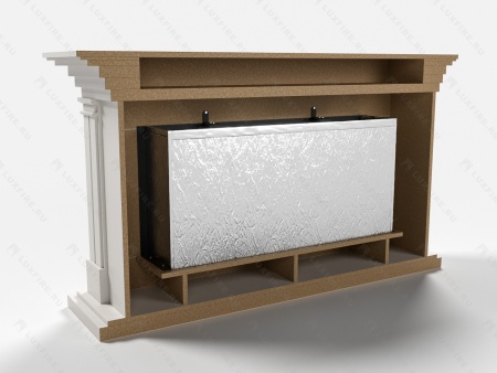 Биокамин Lux Fire с порталом Ромео 42, белый по цене 124 306 руб.