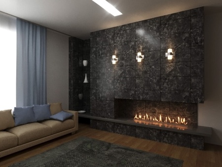 Автоматический биокамин Lux Fire Smart Flame 1900 INOX по цене 