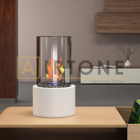 Биокамин настольный Airtone – Rond white по цене 8 000 руб.