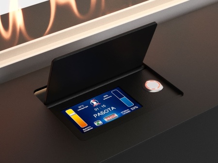 Автоматический биокамин Lux Fire Smart Flame 900 Black по цене 