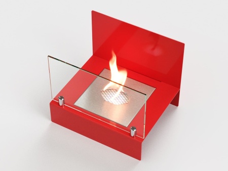 Настольный биокамин Lux Fire "Афиша" М (красный) по цене 10 527 руб.