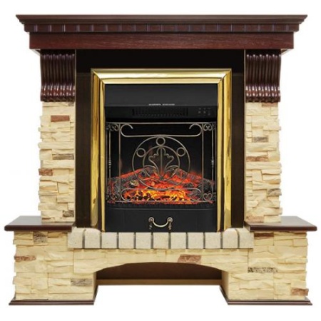 Pierre Luxe сланец (темный дуб)+Majestic FX Brass