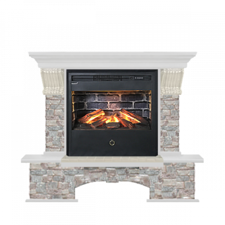 Бостон грот цветной (белый)+Samba 3D