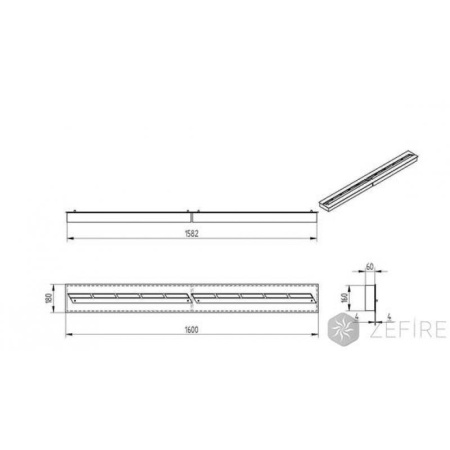 Прямоугольный контейнер ZeFire 2000 по цене 115 000 руб.