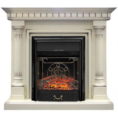 Dallas (слоновая кость с патиной)+Majestic FX Black